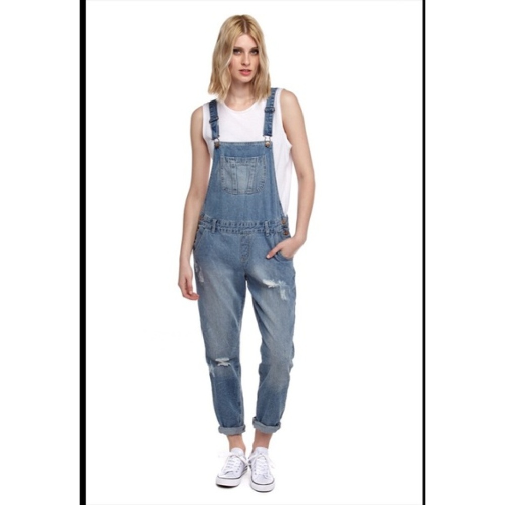 Denim Overalls